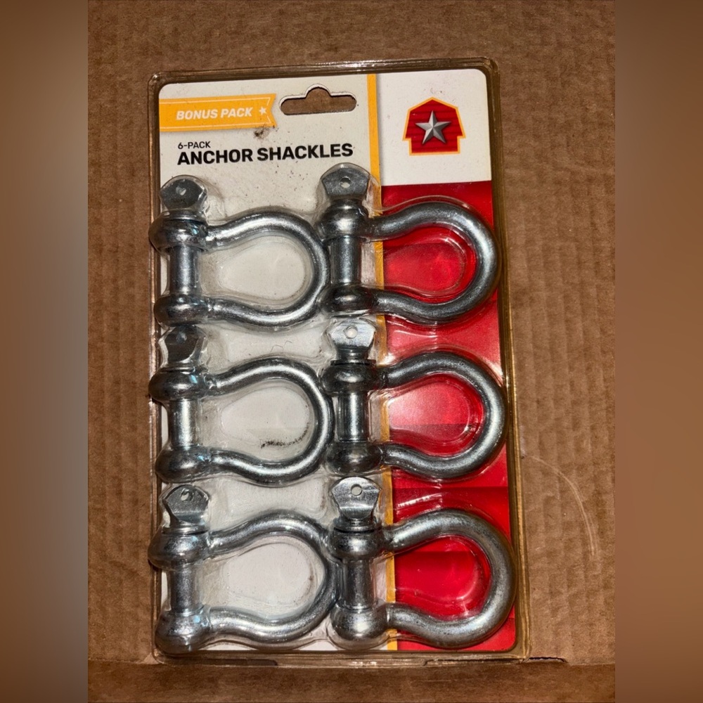 Tractor supply 6-Pack Anchor Shackles-nip